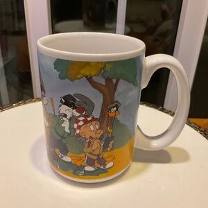 VTG Warner Bros. Studio Looney Tunes Golfing Mug 1993